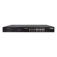 DITEK DTK-SW16PL 16-Port Gigabit Ethernet PoE+ Switch SFP Ports and LCD Screen passes
