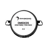 Diamond Audio DMDX35 3.5" DMDX Series 2-Way Concentric Coaxial Speakers (Pair)