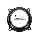 Diamond Audio DMDX5 5.25" DMDX Series 2-Way Concentric Coaxial Speakers (Pair)