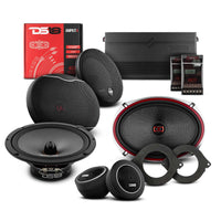 DS18 2012-2021 RAM 1500 Crew and Quad Cab Front and Back Doors Speakers Best Upgrade/Replacement Package 1800 Watts