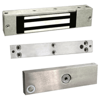 Dortronics 1107XD Series Surface Mounted Electro-Magnetic Lock Device for Out Swinging Doors, 600lb Holding Force, 12/24VDC