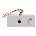 Dortronics 5246-K24X3P15 Series Key Removable in 2 Positions Switch Console with (3) Momentary SPDT Push Buttons