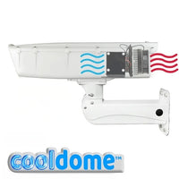 Dotworkz ST-CD-SS S-Type CoolDome Actively-Cooled IP66 Camera Housing with Stainless Steel Arm, 12VDC