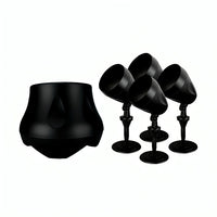 Beale Street LSKIT-BSC Landscape Kit Includes (4) WP4V-BSC 4" On-Wall Pendant Speakers, (4) WPV-LAND Mounting Kits, and LS10-BSC 10" Subwoofer, Black