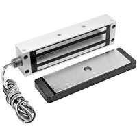 DynaLock 2013-US28-DYN-GLB 2013 Series 1200 LB Holding Force Single Electromagnetic Gate Lock with Dynastat Force Sensor, Gate Lock Bracket, Satin Aluminum