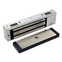 DynaLock 3000-US28-RHR-HSM 3000 Series Single Electromagnetic Lock for Outswing Door with HSM, Right Hand Reverse, 1500 lb, Satin Aluminum
