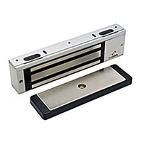 DynaLock 3000LC-US28 3000LC 1500lb Single Electromagnetic Lock, Surface Mount, Satin Aluminum