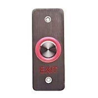 DynaLock 6620E-US32D Electric Push Button Switch with Exit Faceplate, 10-24V DC, Narrow