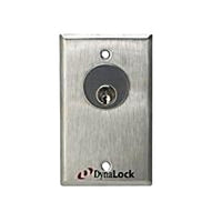 DynaLock 7022-CYL-LED-US32D Keyswitch Momentary DPDT with Cylinder
