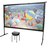 Elite Screens OMS120H2-DUAL Yard Master WraithVeil Dual Series 120" Outdoor Portable Projector Screen, 16:9