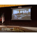 Elite Screens SKTP180XWH2 Saker Tab-Tension Plus Series Large-Venue Electric Projector Screen, 180", CineWhite Surface