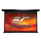Elite Screens TE150HR3-DUAL 150" Tensioned Electric Projector Screen, 73.6"x130.7", Black Casing
