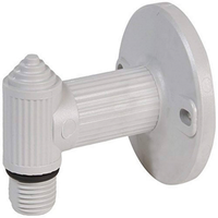 Edwards Signaling 270TWM Threaded Wall Mount, for 200 Class 70 mm Stacklights, Gray