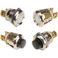 Edwards Signaling 692-W Recessed Center Push Button, Snap Fit, White