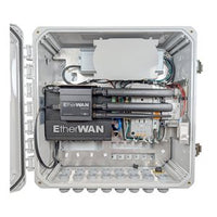 EtherWAN EASYPOE22E-PNC NEMA-Rated Indoor / Outdoor Polycarbonate Enclosure, 8-Port 10/100/1000BASE-T PoE (60W) and 2-Port 100/1000 SFP Managed Switch