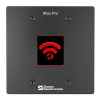 Essex IRXO-3B iRox Double Gang High Frequency Reader with iCLASS SE, Wiegand/OSDP, Black Faceplate