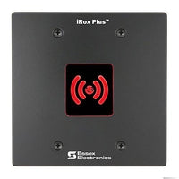 Essex IRXPO-3B iRox Plus Double Gang Dual Frequency Reader with MultiCLASS SE, Wiegand/OSDP, Black Faceplate