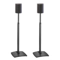 Sanus WSSE1A2-B2 Height-Adjustable Speaker Stands for Sonos Era 100 - Pair (Black)