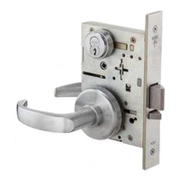 BEST 45HWCADEU626RQE24V Electromechanical Storeroom Electrically Unlocked Mortise Lock, Body Only, 24V, Satin Chrome