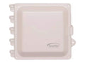 AccelTex ATS-00463 6x6x4 Polycarbonate Enclosure, Solid Door, Latch Lock, No Holes, Blank Back Plate