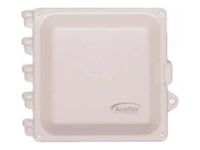 AccelTex ATS-00463 6x6x4 Polycarbonate Enclosure, Solid Door, Latch Lock, No Holes, Blank Back Plate