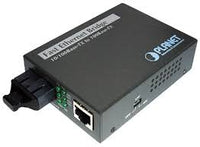 PLANET FTP-802S15 802.3af PoE 10/100TX to 100BASE-FX Single-Mode SC Media Converter (15km)