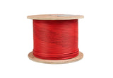 Vertical Cable 216-182/R/RD Fire Alarm Cable, 18 AWG 2 Conductor FPLR (Riser) - 1000ft (Red)
