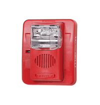 Gentex GEC3-24WR Commander Series Selectable Candela Evacuation Horn Strobe, 24VDC, Red