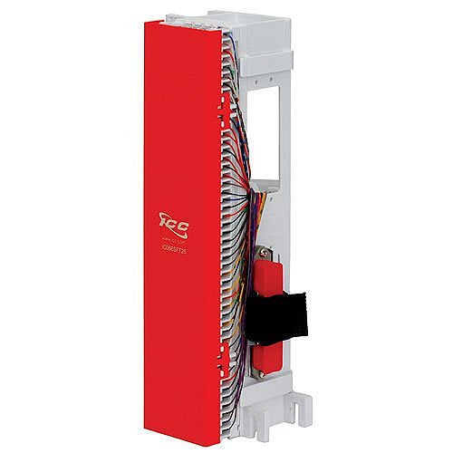 ICC IC066SFT25 66 Wiring Block Pre-wired with 1 Female 25 Pair Telco Connector