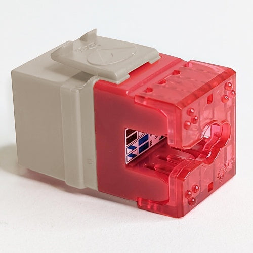 ICC IC107F6TIV CAT6 Keystone Jack, 10-Pack, Ivory