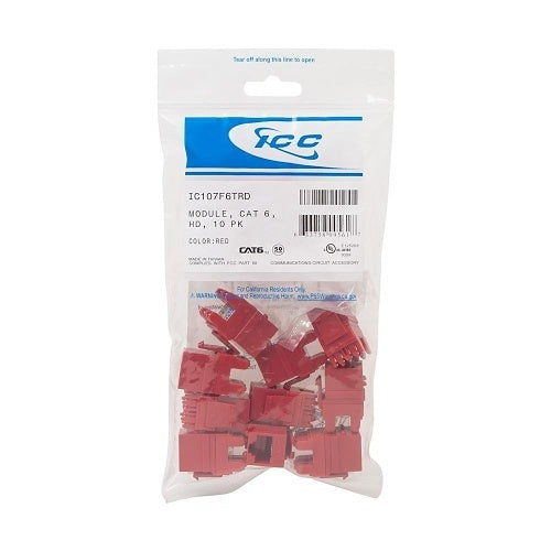 ICC IC107F6TRD Keystone Jack