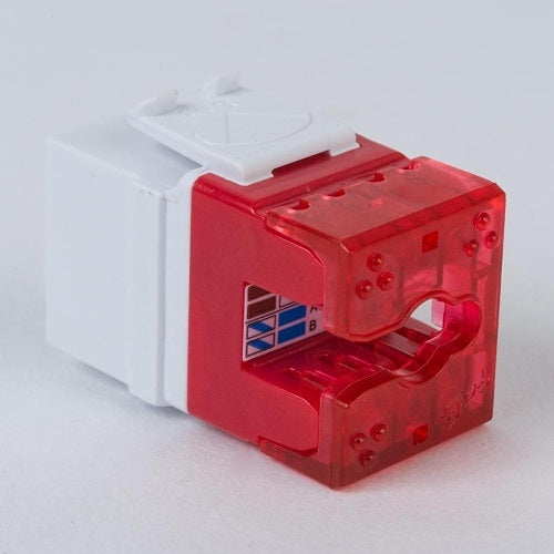 ICC IC107F6TWH CAT6 Keystone Jack, 10-Pack, White