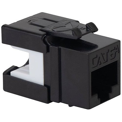ICC IC107GATBK CAT6A RJ45 Keystone Jack for HD Style, 10-Pack, Black