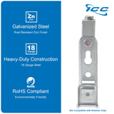 ICC ICCMSJHB22 3/4" J-Hook with Beam Clamp, 25-Pack