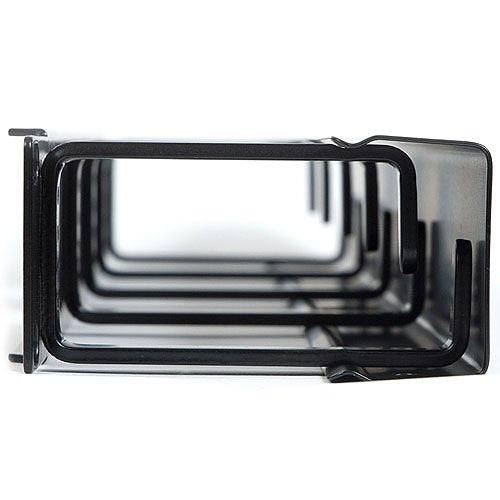 ICC ICCMSCMP61 Metal Horizontal Ring Panel with Cover, 1 RMS, 6-Pack