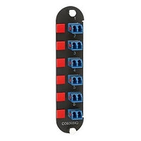 ComNet CCH-CP12-A9 Closet Connector Housing Panel, LC Adapters, Duplex, UPC, 12-Fiber, Singlemode OS2