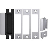 HES 1006CAS 1006 Series Complete Electric Strike for Deadbolt Locks, includes Faceplates (N, ND, NM), Satin Stainless Steel