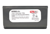 GTS HPB51-LI-100 100% Compatible Replacement Battery for Intermec PB50 & PB51 Printers. 2500 MAH, Li-ion, 3.7 Volts, 12 Month Warranty. OEM P/N: 318 (100-Pack)