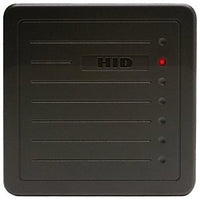 HID 5455BGN06 ProxPro II Proximity Reader with Wiegand Output, Pigtail, Beep On, LED Normally Off, Host Must Flash Red and/or Green, Charcoal Gray