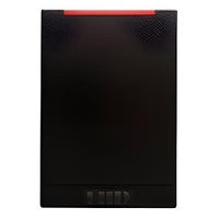 HID 920NTNNEKE003V iCLASS SE R40 Wall-Switch Smart Card Reader, Maximum Compatibility, 13.56 MHz, Wiegand with Pigtail, Black