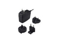 Lantronix ACC-520-0165-00 Power Supply, Wall Cube, 12VDC 12W, 4 AC Plugs, Level 6, with PSE, 2X2 3.0MM Latched Conn Output
