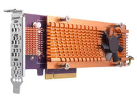 QNAP QM2-2P-384A Dual M.2 PCIE SSD Expansion Card; Supports Up to Two M.2 2280/22110 Formfactor M.2 PCIE (GEN3 X4) Ssds; PCIE GEN3 X8 Host Interface; LOW-PROFILE