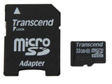 Transcend TS32GUSDHC10 32GB microSD w/ adapter Class10