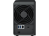 Synology DS223 DiskStation DS223 - 2-Bay NAS Storage Enclosure - Desktop - Quad-core - 1.7GHz - RTD1619B - Quad-Core - 2GB RAM - 1 x RJ-45 1GbE LAN Port