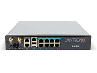 Lantronix 80-8S-NNN-YAA Console Server, 8 total serial ports, 1 USB-C, 1 USB 2.0, 2 GbE RJ45 Ethernet, 1 GbE SFP, FIPS 140-2 Level 2, Single AC power, TAA