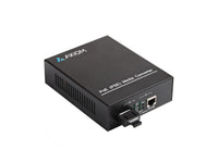 Axiom AXG102081 Dual 1Gbs RJ45 POE+ (PSE) to Single 1000BASE-SX Media Converter - MMF, LC, 2km, 1310nm (FR-POE233-AT-M3L