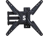 Sanus QMF320-B2 Medium Full Motion TV Mount, 20in ext, dual-arm, 26-55in