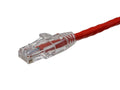 Axiom AXG98439 5FT CAT6 550MHz STP Shielded Clear Snagless Boot Patch Cable (red) - TAA Compliant
