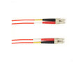 Black Box FOCMRM4-LCLC-RD-50 OM4 MM FO Patch Cable Duplx, PVC, RED, LCLC / OM4 MM FO Patc, 50 Feet