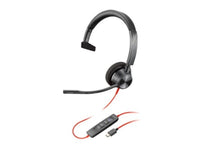 Poly 760Q7AA Blackwire 3310 Microsoft Teams Certified Headset +USB-C/A Adapter TAA
